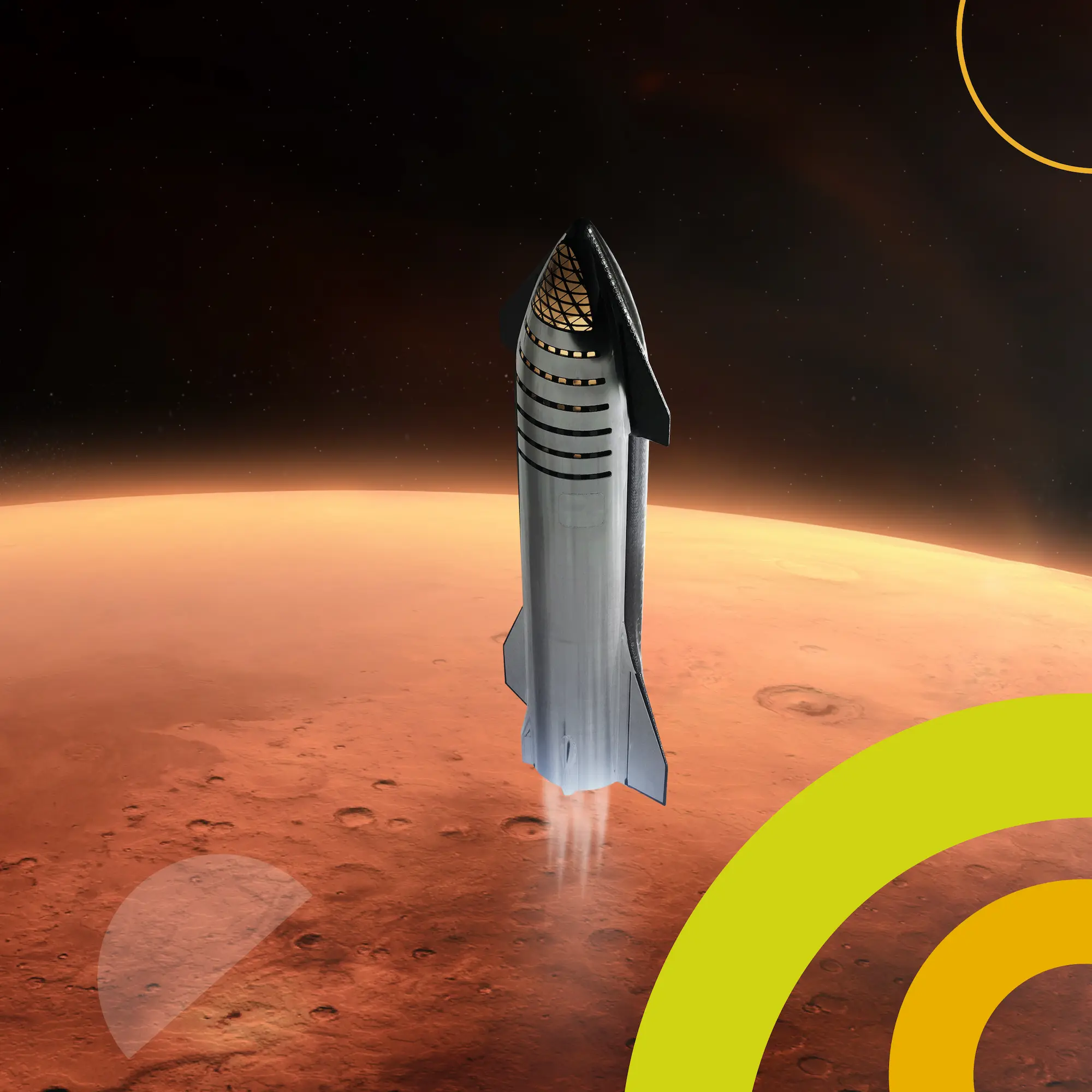 Los ingenieros de SpaceX colaboran para diseñar y construir cohetes reutilizables.